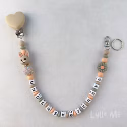 ID-KORT/ NYCKEL HÅLLARE med text Undersköterska med bling - Clips HJÄRTA