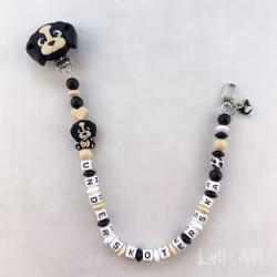 ID CARD/ KEY HOLDER with text NURSE or NURSE with PUPPY Black