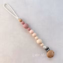 PACIFIER HOLDER - BUBBLE - PINK