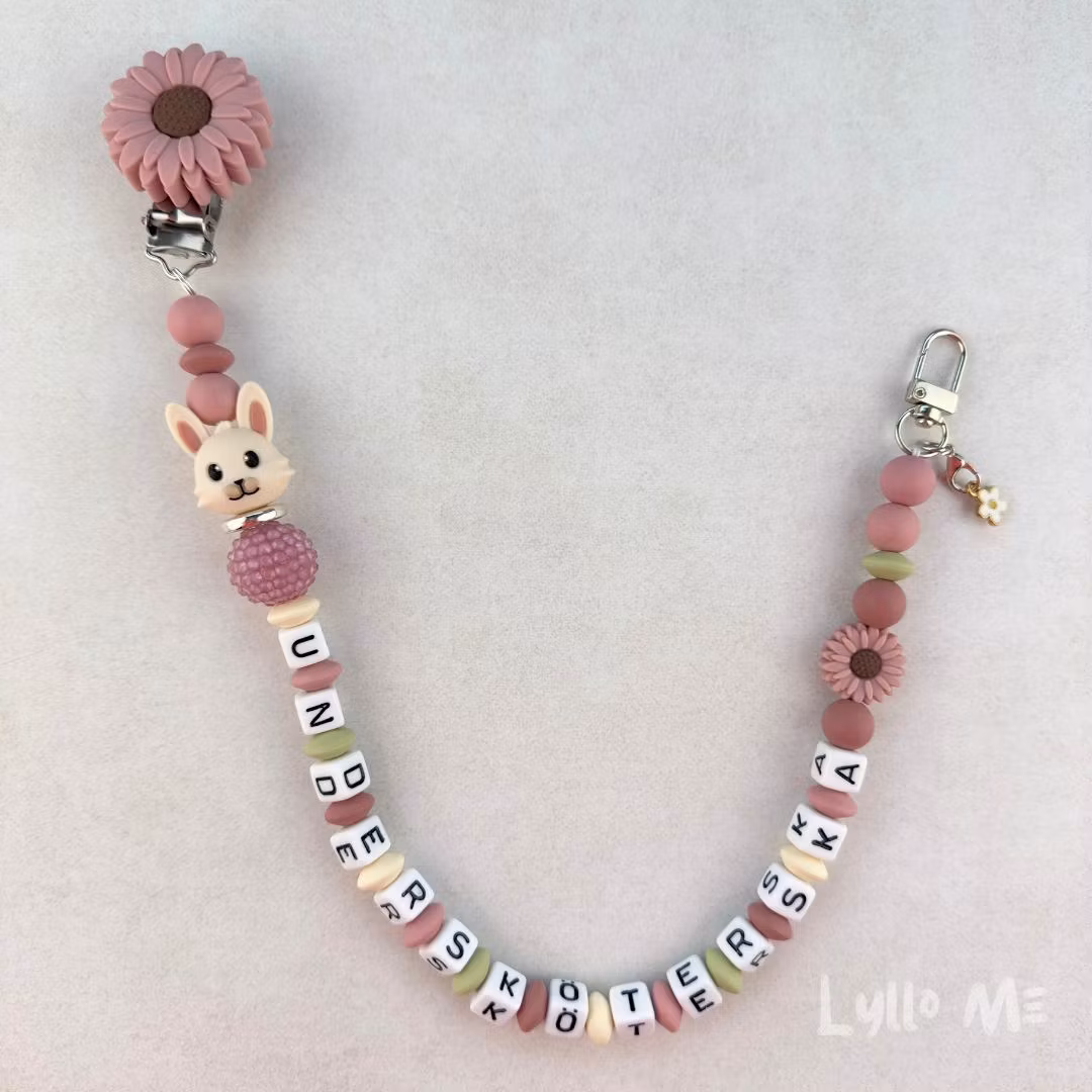 ID-KORT/ NYCKEL HÅLLARE med text Undersköterska med bling DAISY ROSE