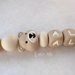 PACIFIER -Little Bear- BEIGE / TAUPE