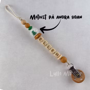 Napphållare med namn Snow Globe  /WHEAT