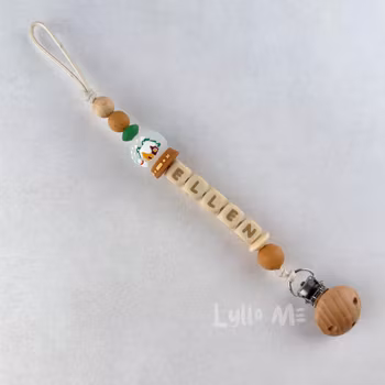 Napphållare med namn Snow Globe  /WHEAT