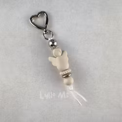 KEYRING Guardian Angel Silver