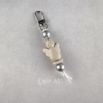 NYCKELRING Guardian Angel Silver 2