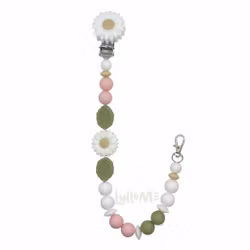 BADGE HOLDER DAISY WHITE 2