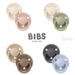 BIBS De Lux Nappar 2 PACK Silikon one zize (från Nyfödd)