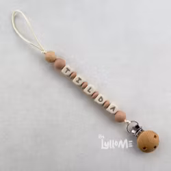 BIBS GIFT SET with LylloMe Pacifier Holder BLUSH