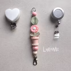 ID- KORT HÅLLARE MED JOJO DAISY SOFT PINK  STARTPAKET
