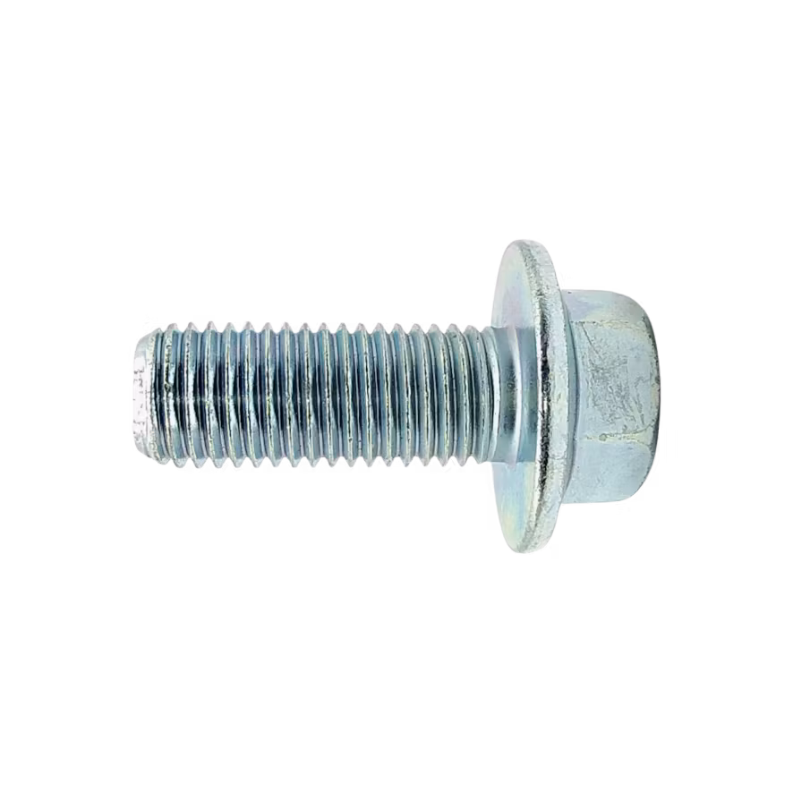 M12x30 Flänsskruv SLÄT 8.8 FZB 100st