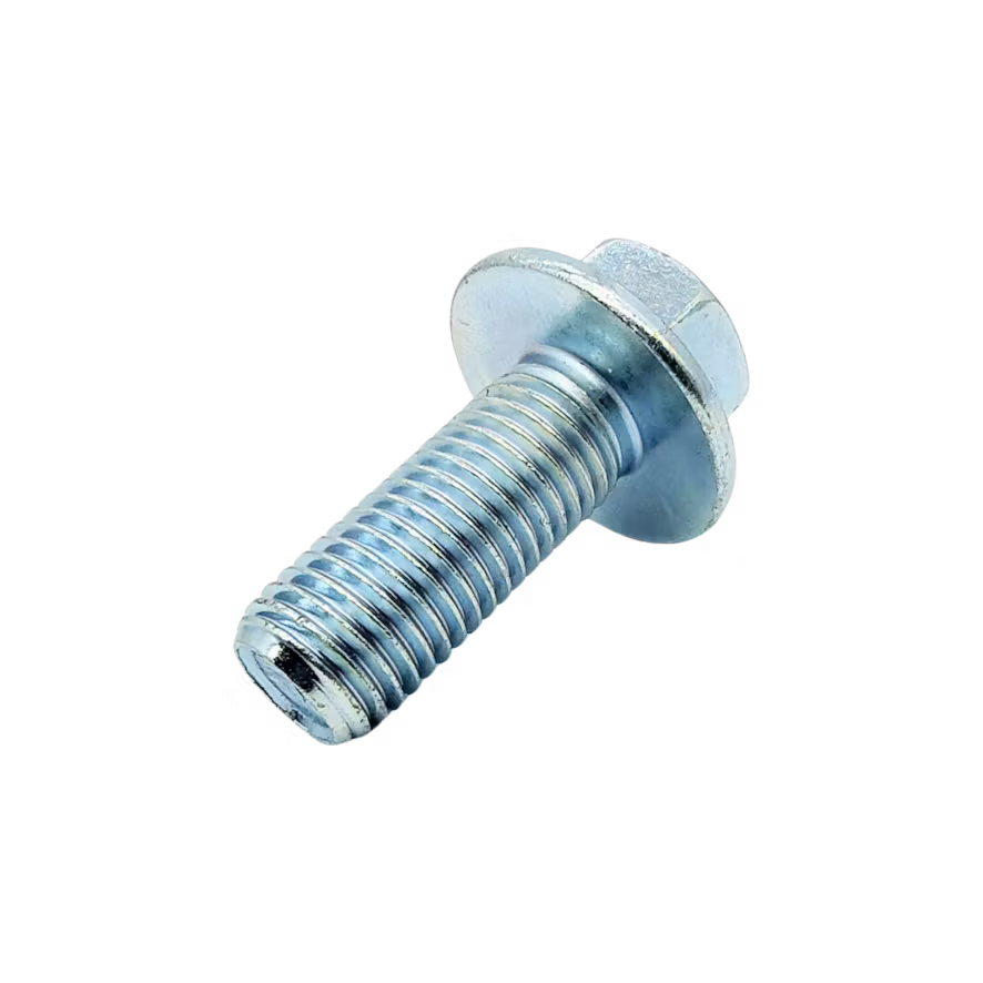 M12x30 Flänsskruv SLÄT 8.8 FZB 100st