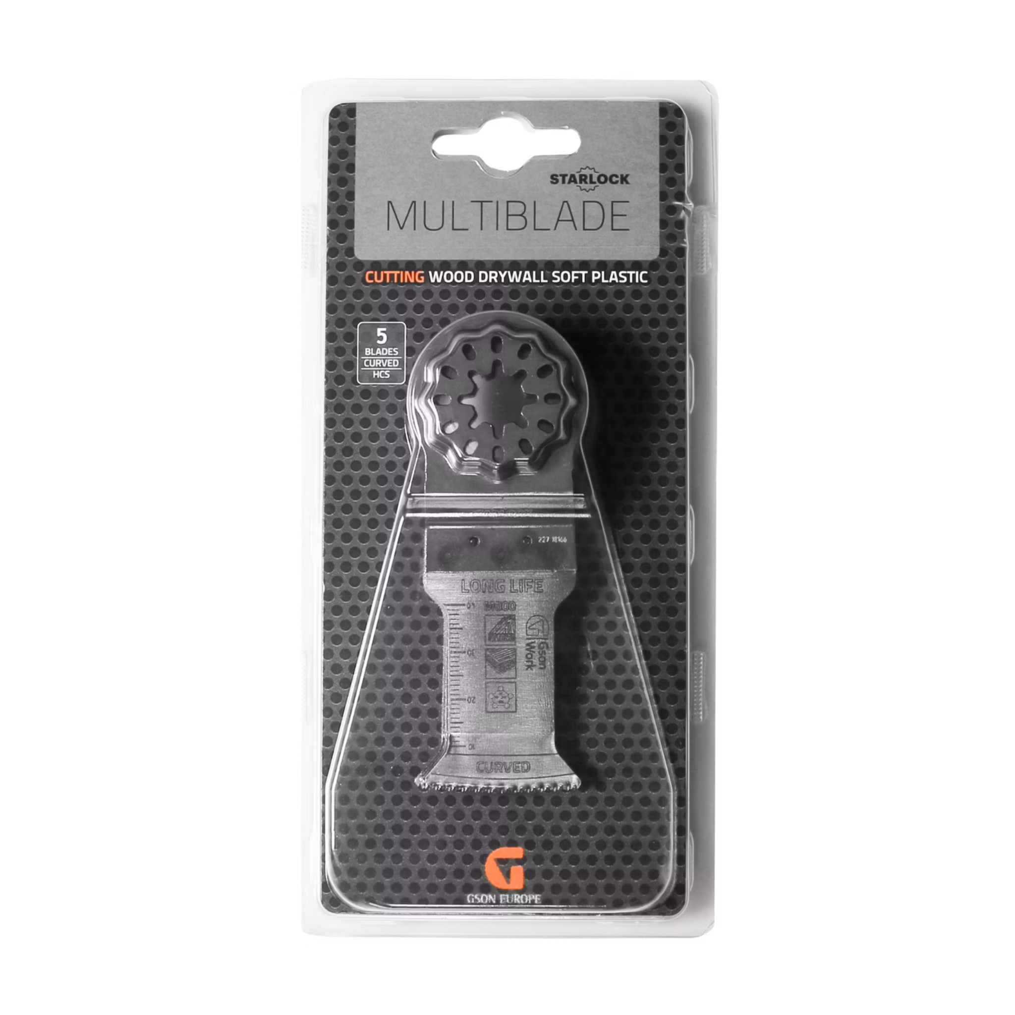 Multiblade Starlock Curved Wood 35 x 47 mm 5 st