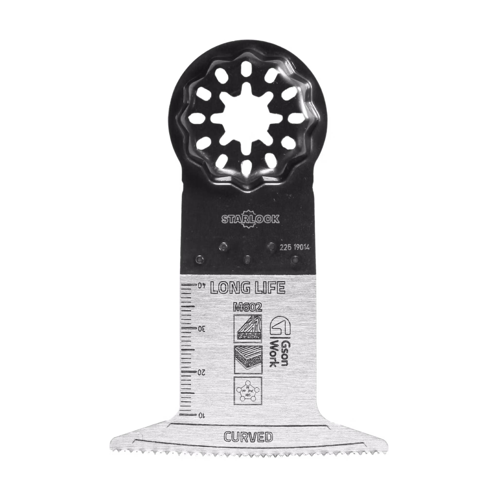 Multiblade Starlock Curved Wood 65 x 42 mm 5 st