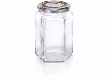 Hexagonal Glasburk 770 ml