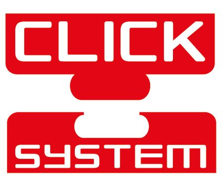 Teleskopskaft med roterande led 110 - 190 cm - Click System