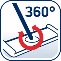 Golvmopp Picobello M Micro Duo med Teleskopskaft