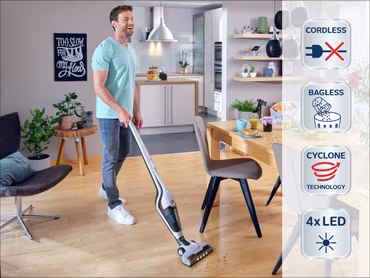 Handdammsugare - Sladdlös Dammsugare Rotaro PowerVac 2in1 16V