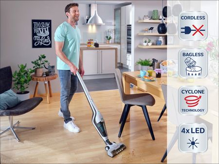 Handdammsugare - Sladdlös Dammsugare Rotaro PowerVac 2in1 16V