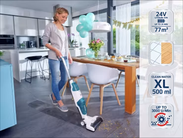 Handdammsugare - Sladdlös Dammsugare med Mopp Funktion Regulus Aqua PowerVac