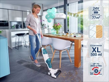 Handdammsugare - Sladdlös Dammsugare med Mopp Funktion Regulus Aqua PowerVac
