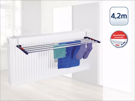 Hängande Förlängningsbar Torkställning Quartett 42 Extendable Aluminium