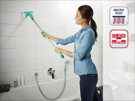 Kakeltvätt Flexi Pad med Skrapa och Teleskopskaft 150cm