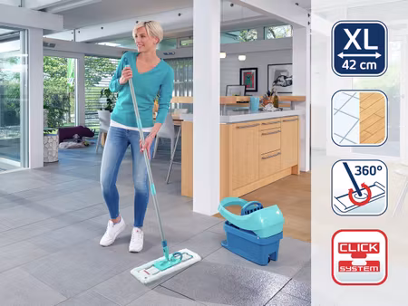 Golvmopp Profi XL Micro Duo (3-delad skaft)