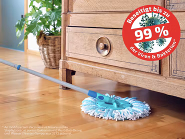Mopphuvud CLEAN TWIST Disc Mop Micro Duo