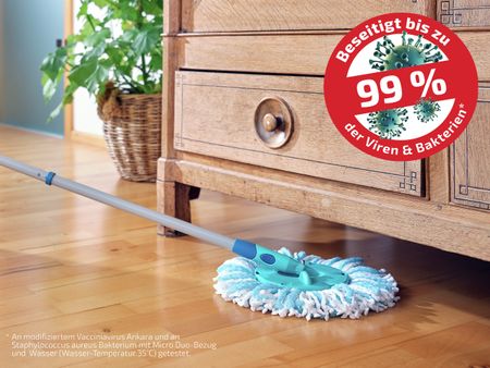 Mopphuvud CLEAN TWIST Disc Mop Micro Duo