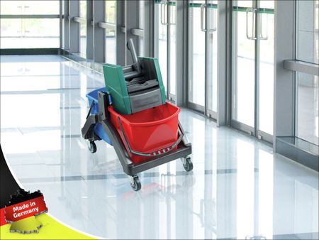 Professionell Städvagn Cart Duo