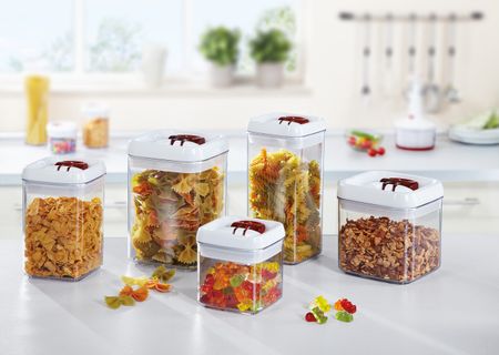 Förvaringsburk Fresh&Easy 1,2L - Kvadratisk