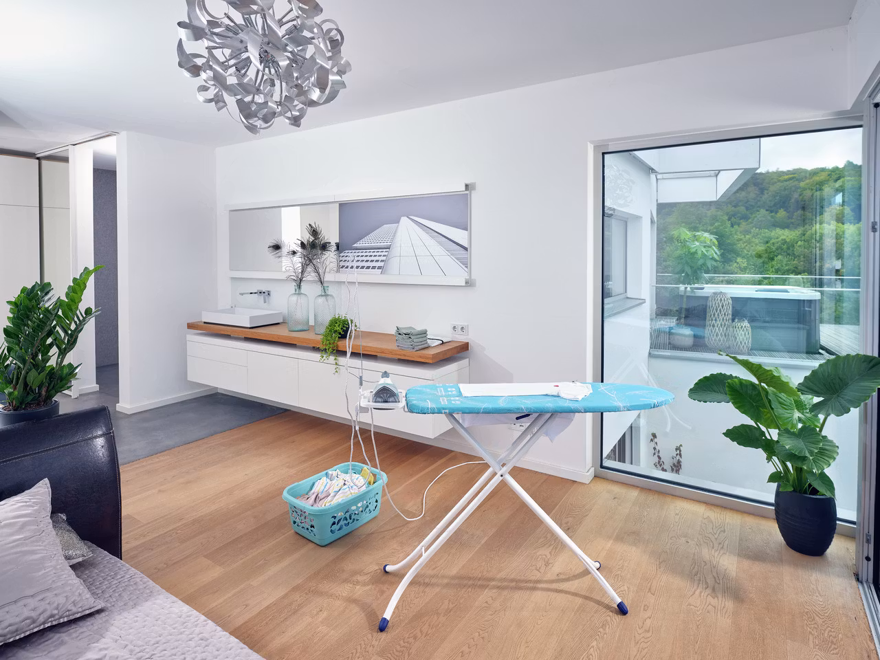 Air Board M Compact Plus - Strykbräda med förlängningssladd