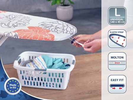 Överdrag för Strykbräda - Cotton Comfort L/Universal