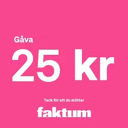 Stöd Faktum med gåva