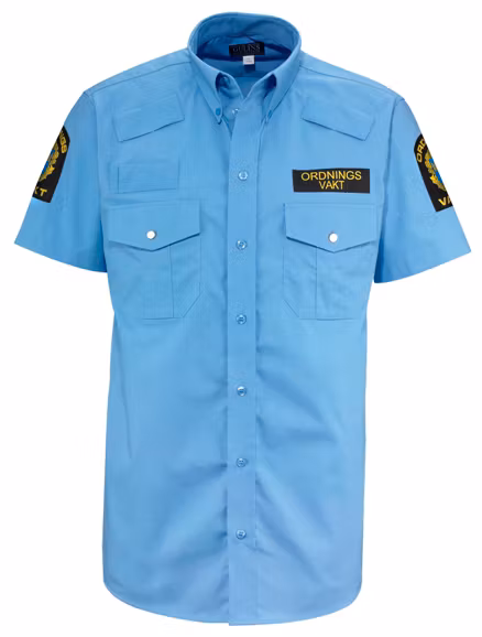 Herrskjorta, kortärmad, OV - Gulins