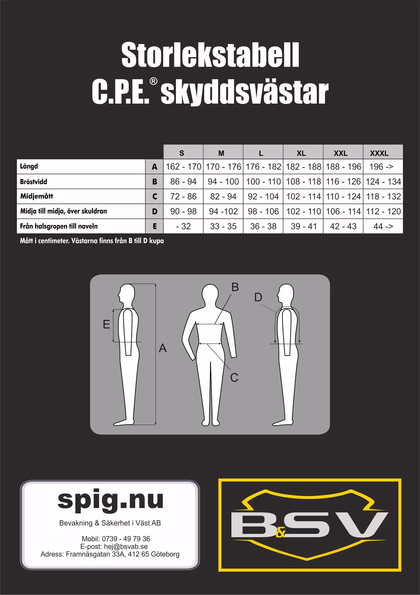 Skyddsväst BYA G1/RPS2 + K1/KR1, herr - C.P.E.