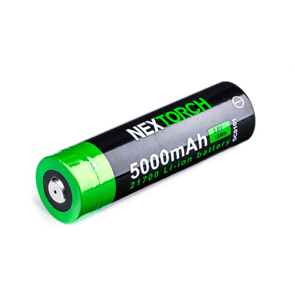 NEXTORCH uppladdningsbart batteri 21700/5000 mAh
