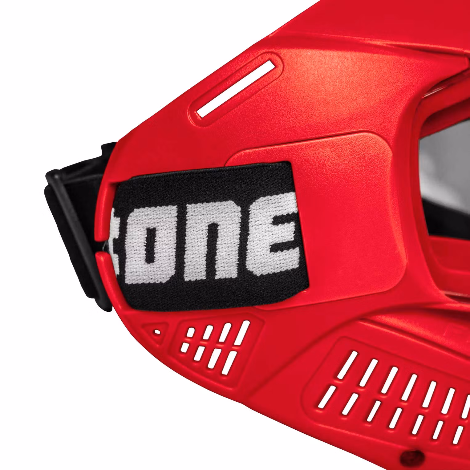 FIELDpb ONE Goggle Red (Single Lens) Rubber Foam