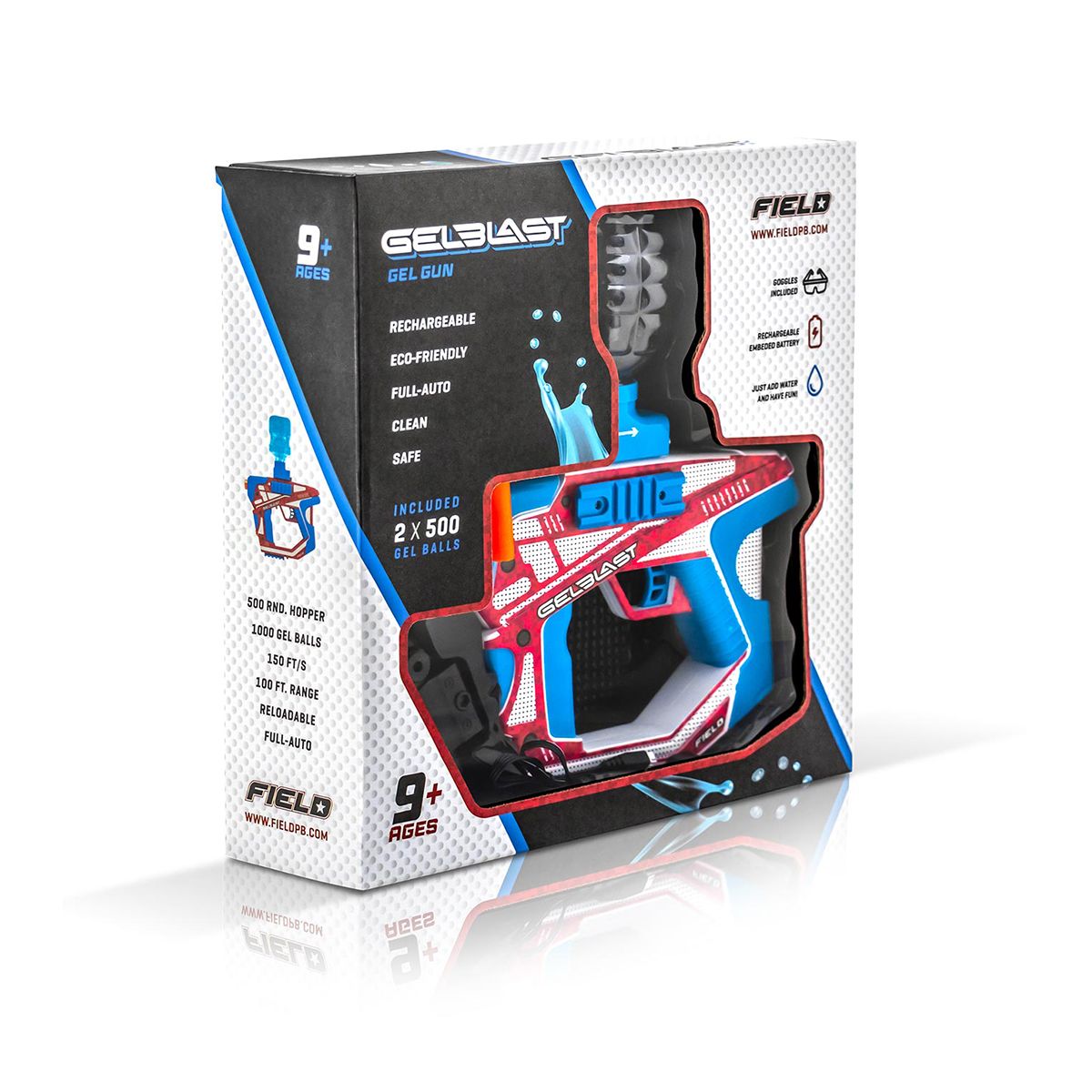 Field GelBlast Action Pack Red/Blue + 10.000 Gelballs