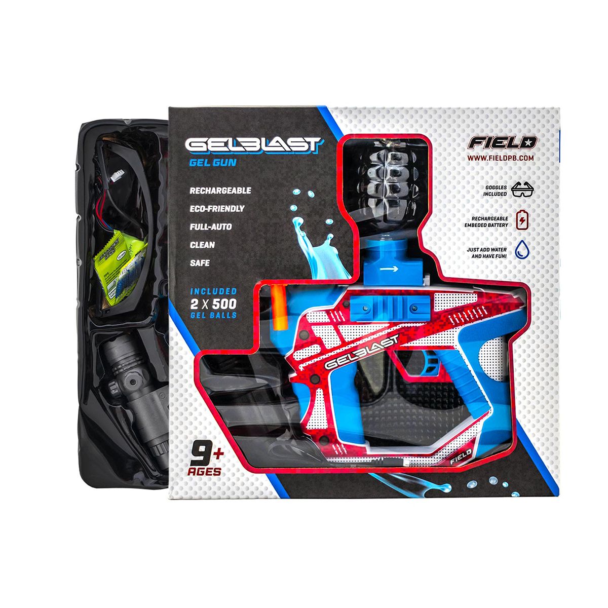 Field GelBlast Action Pack Red/Blue + 10.000 Gelballs