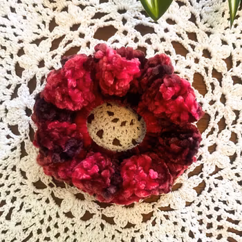 Scrunchie: Rodolitgranat