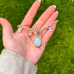 Iara: Choker med Larimar