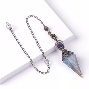 Akvamarin – Pendel Orgonit Blomma