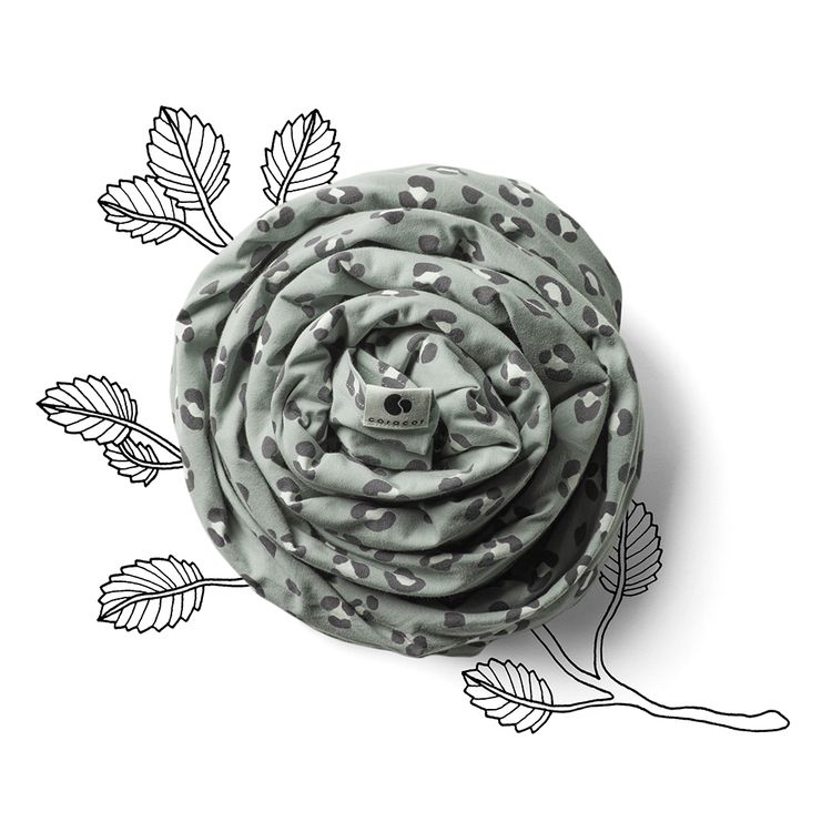 Coracor Leo Green Baby wrap