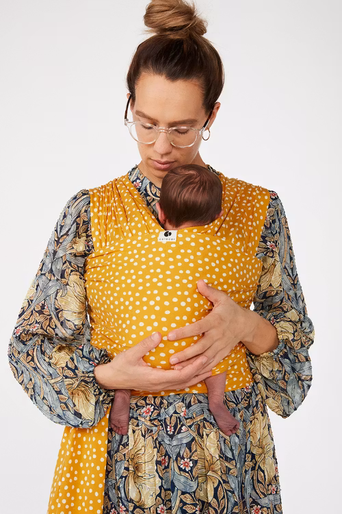 Coracor Big Dot Mustard Baby wrap