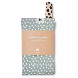 Coracor Big Dot Green Babyfilt