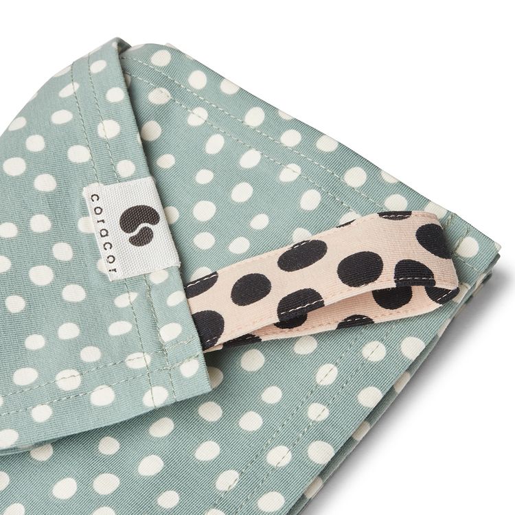 Coracor Big Dot Green Babyfilt