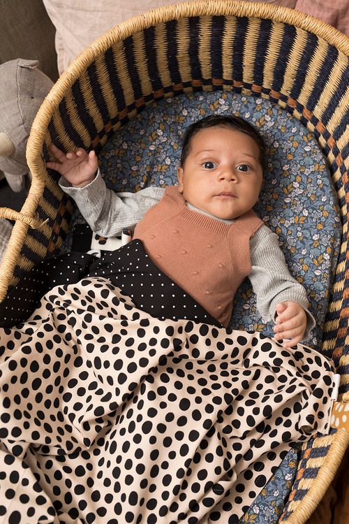 Coracor Abstract Dot Sand Baby blanket