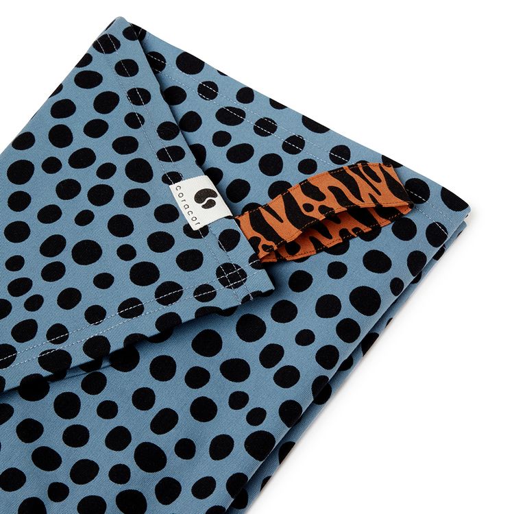 Coracor Abstract Dot Blue Baby blanket
