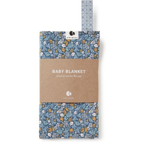 Coracor Tinyflower Blue Babyfilt